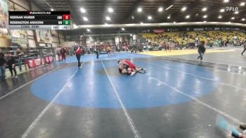 150 lbs Cons. Semi - Remington Anhorn, MATPAC Wrestling vs Keenan Huber, Glendive Mat Devils
