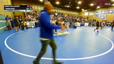 285 lbs Champ. Round 3 - Noah Huss, Moorpark vs Andru Balladarez, Edison