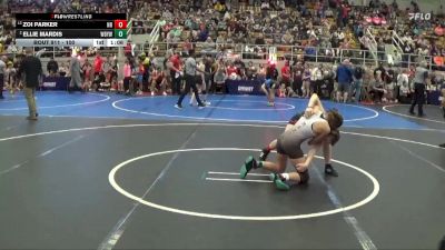 100 lbs Champ. Round 1 - Zoi Parker, New Richmond vs Ellie Mardis, Western Brown Youth Wrestling