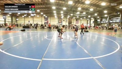142 lbs Consi Of 16 #2 - Cullen Spence, SC vs Diego Benjamin, RI