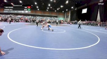120 lbs Cons. Round 6 - Sid Cohen, Rancho Bernardo vs Zaiden Hill, Mcqueen