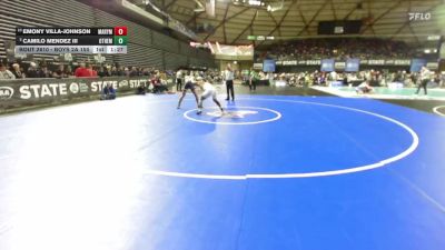 Boys 2A 150 lbs Quarterfinal - Emony Villa-Johnson, Marysville Pilchuck vs Camilo Mendez III, Othello