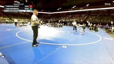 132 Class 3 lbs Quarterfinal - Finnegan McNitt, Camdenton vs Luke Patterson, Windsor (Imperial)