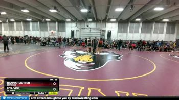 115 lbs Cons. Round 3 - Hannah Zotter, Berthoud vs Mya Vigil, La Junta