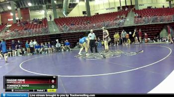 155 lbs Round 5 (8 Team) - Torrence Mayo, Seward Girls vs Maggie Fiene, Conestoga Girls