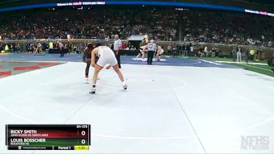 D1-175 lbs Quarterfinal - Ricky Smith, John Glenn HS (Westland) vs Louis Bosscher, Rockford HS