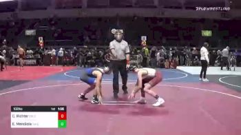 102 lbs Consi Of 8 #2 - Colton Richter, Gold Rush vs Elias Mendiola, NM Gold
