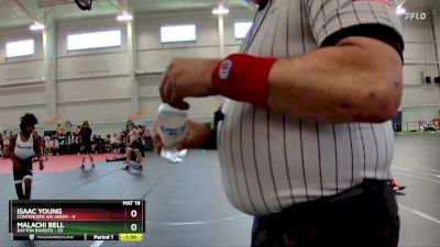 100 lbs Finals (2 Team) - Isaac Young, Contenders WA Green vs Malachi Bell, Dayton Bandits