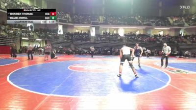 157-4A Quarterfinal - David Jewell, Cass vs Braiden Thomas, Cedartown