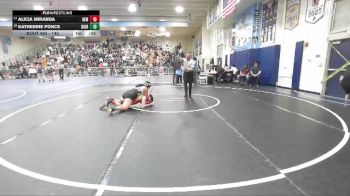 145 lbs Cons. Round 2 - Alicia Miranda, Hemet vs Katherine Ponce, Highland