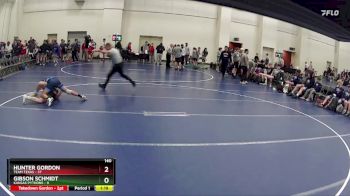 140 lbs Round 1 (6 Team) - Hunter Gordon, Team Texas vs Gibson Schmidt, Kansas Pythons