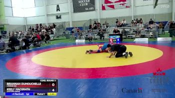 61kg Cons. Round 3 - Briannah Dumouchelle, L`Essor WC vs Keely MacGrath, Eastern Grind