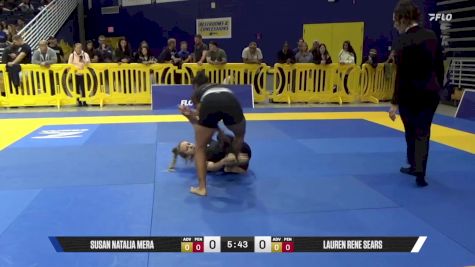 Lauren Rene Sears vs Susan Natalia Mera 2025 Pan IBJJF Jiu-Jitsu No-Gi Championship