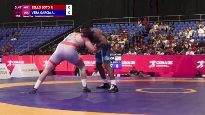 97 kg Quarterfinal - Alan Vera, USA vs Pedro Bello, MEX