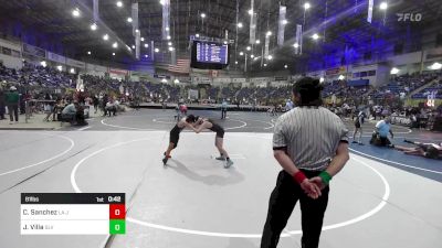 81 lbs Consi Of 16 #2 - Christopher Sanchez, La Junta Tigers vs Jose Villa, SLV Elite