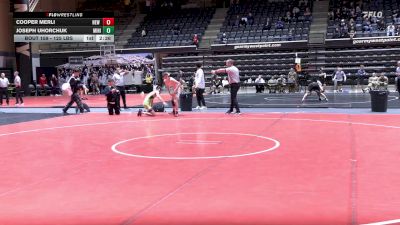 125 lbs Final - Cooper Merli, New York Military Academy/ West Point Wrestling Club vs Joseph Uhorchuk, Minions Wrestling Club