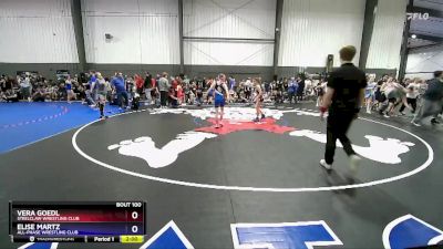 72-78 lbs 3rd Place Match - Vera Goedl, Steelclaw Wrestling Club vs Elise Martz, All-Phase Wrestling Club