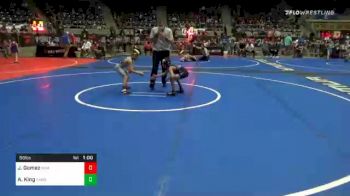 58 lbs Consolation - Joshua Gomez, Nwa vs Avery King, Kansas Young Guns