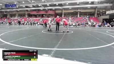 100 lbs Cons. Semi - Radan Peck, War vs Camden Runnels, Honey Badger