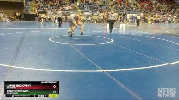 170 lbs Quarterfinal - James Bozovsky, Dickinson vs Colton Mewes, Jamestown