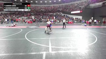 160 lbs Champ. Round 1 - Landon Lange, Luxemburg-Casco Wrestling Club vs Jackson Mueller, Campbellsport