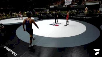 86 kg Cons. Round 3 - Justice Wallace, Pacific Edge Wrestling vs Andrew Tate-Navarro