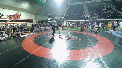 43.4-48 lbs Champ. Round 1 - Raxtin Turner, Utah vs Ledger Reid, Idaho
