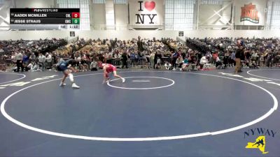 124 lbs Champ. Round 2 - Jesse Straus, GPS Wrestling Club vs Aaden McMillen, Club Not Listed