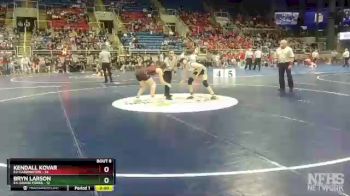 125 lbs Semis & 1st Wrestleback (8 Team) - Bryn Larson, E4-Grand Forks vs Kendall Kovar, E2-Carrington