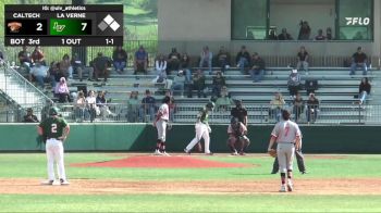 Replay: Caltech vs La Verne | Apr 4 @ 3 PM