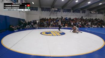 154 lbs Champ. Round 1 - Frankie Rodriguez, West Valley vs Gannon Cardenas, Clovis North