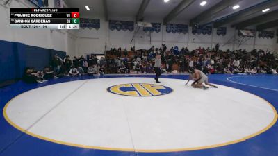 154 lbs Champ. Round 1 - Frankie Rodriguez, West Valley vs Gannon Cardenas, Clovis North