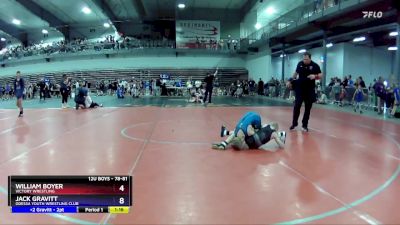 78-81 lbs Round 1 - William Boyer, Victory Wrestling vs Jack Gravitt, Odessa Youth Wrestling Club