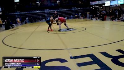 191 lbs Semifinal - Shandiin Largo, Colorado Mesa University vs Lyndsey Buechman, Unattached - Fort Hays State