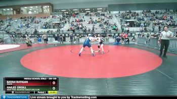 136-139 lbs Semifinal - Bayah Ratigan, Idaho vs Hailee Orgill, Deer Park Ironman Wrestling Club