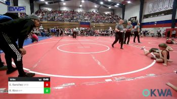 61 lbs Consi Of 8 #1 - Gabriel Sanchez, Sperry Wrestling Club vs Ryett Rinn, Tulsa Blue T Panthers