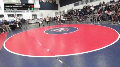 105 lbs 1st Place Match - Angelica Serratos, Santa Ana vs Kiem-Ai Pham, Corona