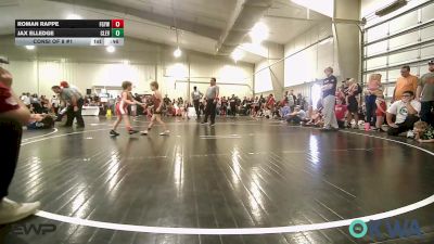 60 lbs Consi Of 8 #1 - Roman Rappe, Fort Gibson Youth Wrestling vs Jax Elledge, Cleveland Takedown Club