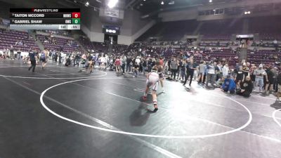 155 lbs Semis - Taiton McCord, Mile High Wrestling Club vs Gabriel Shaw, Outlaw Wrestling Club