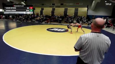 174 lbs Semifinal - Adam Myers, Ohio Northern vs Jessie Orbin, Waynesburg