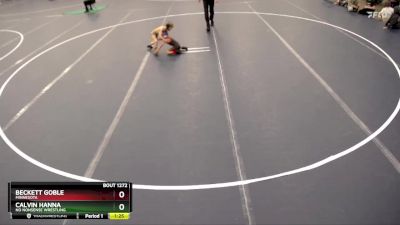 Cons. Round 3 - Beckett Goble, Minnesota vs Calvin Hanna, No Nonsense Wrestling