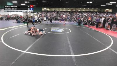 100 lbs Consi Of 8 #1 - Rebecca Marin, FL vs Brianna Biggs, VA