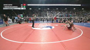4A-175 lbs Cons. Semi - Riggin Austin, Laramie vs Weston McLaughlin, Riverton