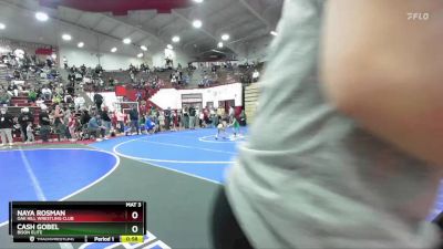 43 lbs Champ. Round 1 - Cash Gobel, Bison Elite vs Naya Rosman, Oak Hill Wrestling Club