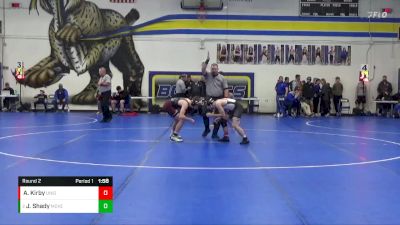 JV-8 lbs Round 2 - Jake Shady, Mount Vernon vs Augustus Kirby, Union, LaPorte City