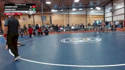 149 lbs Cons. Round 2 - Connor Crum, Unattached vs Mason Culp, Clackamas Community College