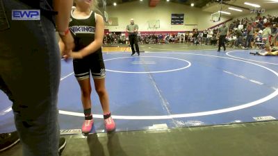 55-57 lbs Quarterfinal - Piper Brackett, Raw Wrestling Club vs Lillian Shuemake, Viking Wrestling Club