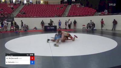 70 kg Rnd Of 128 - Wyatt McDermott, Mustang Wrestling Club vs Kilian Schultz, Colorado