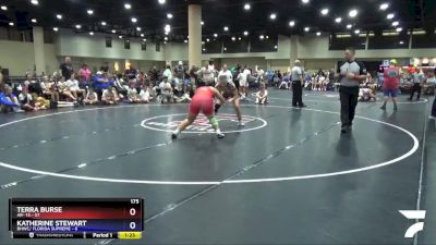 175 lbs Round 3 (6 Team) - Terra Burse, AR- 15 vs Katherine Stewart, BHWC/ Florida Supreme