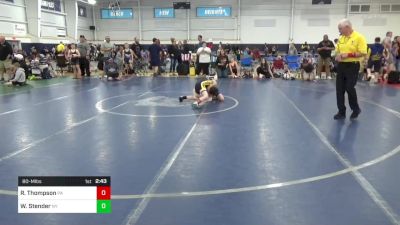 80-M lbs Consi Of 8 #2 - Rocco Thompson, PA vs William Stender, NY